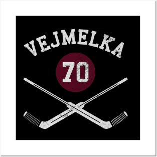 Karel Vejmelka Arizona Goalie Sticks Posters and Art